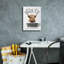  «Highland 25 Cents Per Soak», art mural sur toile avec lettres et lignes, 12 po x 16 po