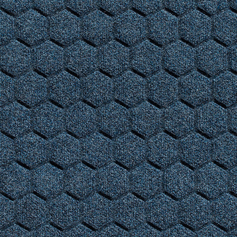 Paillasson intérieur 23 po x 35 po WaterHog Honeycomb, Bleu marine