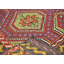 One-of-a-Kind Hand-Knotted 1960s 5'11" x 9'2" Wool Area Rug in Red/Green/Orange