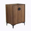 Armoire de rangement de salle de bain avec portes à fermeture douce, meuble-lavabo simple