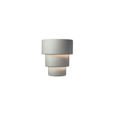 Alvera Ceramic Dimmable Flush Mounted Sconce