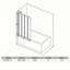 Bellissa 990mm - 1000mm W x 1400mm H Pivot Framed Tub Door with Clear Glass