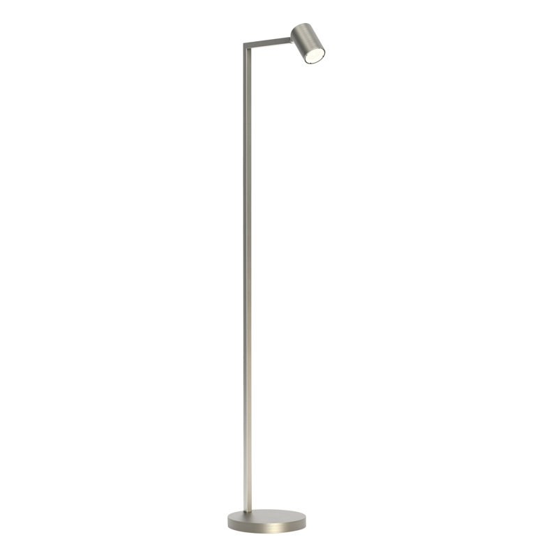 Ascoli Task Floor Lamp, Matte Nickel