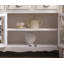 Buffet en fer et bois brun et blanc