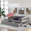 Lit plateforme simple avec deux tiroirs-212125163