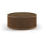 Table basse Madera en placage de chêne et bois massif avec roulettes-227029434