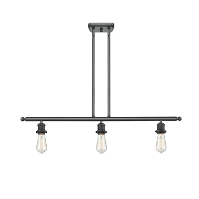 Luminaire suspendu linéaire à 3 lumières pour îlot de cuisine Osblek