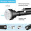 Shower Curtain Pole Extendable Curtain Poles, 115-198 Cm Tension Rods ,Non-Slip ,Shower Pole-136693344