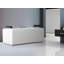 Soluri 1720mm x 830mm Mounting / Installation Required Whirlpool Acrylic Bathtub with Tap