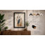 Heron Among Cattails Scandinavian - Framed Print-1678096701-1678096672