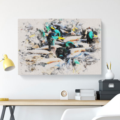 Mallard Ducks - Wrapped Canvas Print