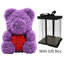 Artificial Foam Eternal Rose Heart-Shaped Bear Heart Gift Box-1031704539