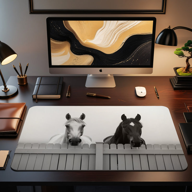 Polyester Desk Pad, 31.5x15.5