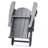 Folding Outdoor Adirondack Chair Set Of 2 And Table Set,HDPE All-Weather Folding Fire Pit Chair,  Ergonomic Design Patio Lawn Chair For Outside Deck Garden Backyardf Balcony-1601105505