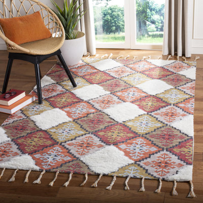 Tapis en laine orange Joppatowne