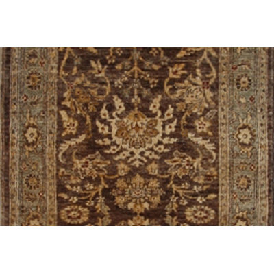 Runner Oriental Hand Woven 79cm X 382cm Area Rug