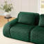 Canapé modulaire moderne de 82 po pour le salon, tissu en flanelle, très texturé, canapé 2 places surdimensionné, assise profonde, assise profonde, canapé désossé, connexion par boucle, conception antidérapante, sans assemblage