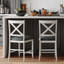 Tabourets de bar en bois massif Gracie Oaks-747912806