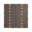Paquet de 10 tuiles de terrasse à emboîtement imperméable 12 "x 12" pour porche-114188091