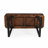 Solid Wood Entryway Table with Fluted Design-1076214802