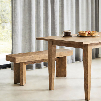 Banc de table de style rustique Nordic