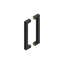 Deltana SSPBB1210U19 12" Contemporary Pulls, Back-to-Back in Paint Black-77297370