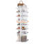 Freestanding 7-Tier Revolving Shoe Rack Organizer for 28 Pairs