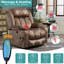 Fauteuil inclinable électrique lève-personne rembourré-1956199225