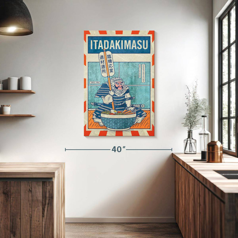 Yarlin Itadakimasu Ramen, 39" H x 26" W