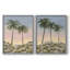 Impression encadrée Sunrise Palms I-Premium - prête à être accrochée - aucun clou requis - aucun clou requis-21408148-21408142