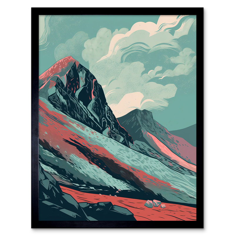 Scottish Highlands Mountain Landscape - Single Picture Frame Print