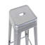 Tabouret à hauteur de comptoir 24 po, ensemble de 4 tabourets de bar en métal sans dossier, empilable, amovible et facile à assembler, pour économiser de l'espace pour un îlot de cuisine / bar / café / salle à manger-768049082-768049084-768049086