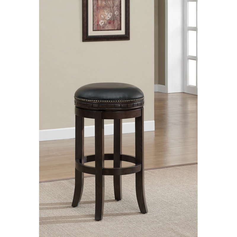 Tabouret de bar rotatif 30 po Bulwell, Brun