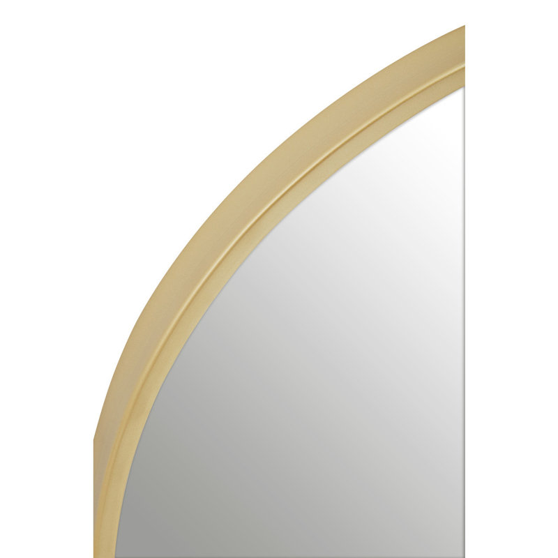 Lipson Metal Flat Wall Mirror, 80cm H x 60cm W