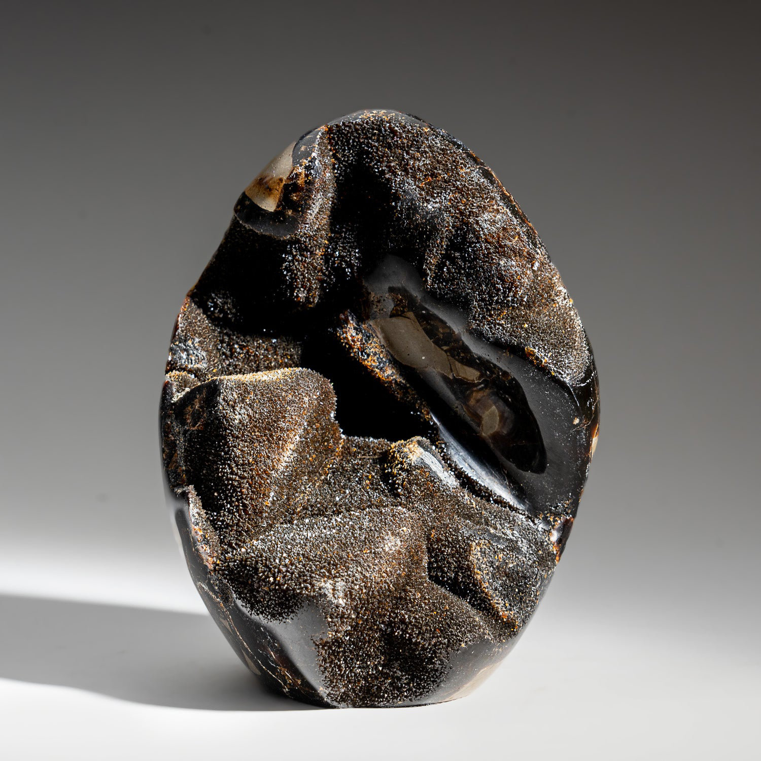 Astro Gallery of Gems Polished Septarian Druzy Geode Egg from ...