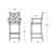 POLYWOOD Chippendale Bar Arm Chair in Sand-9706069