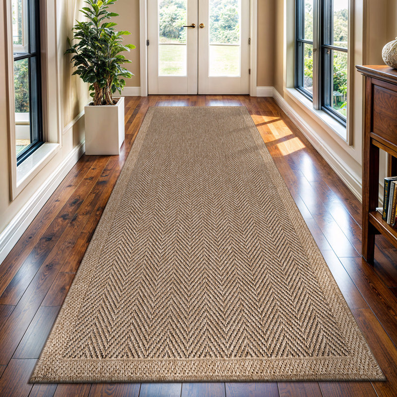Easy Jute Indoor Area Rug, Runner 2' x 7'