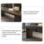 Bureau moderne 78,74 po brun de luxe-115386324