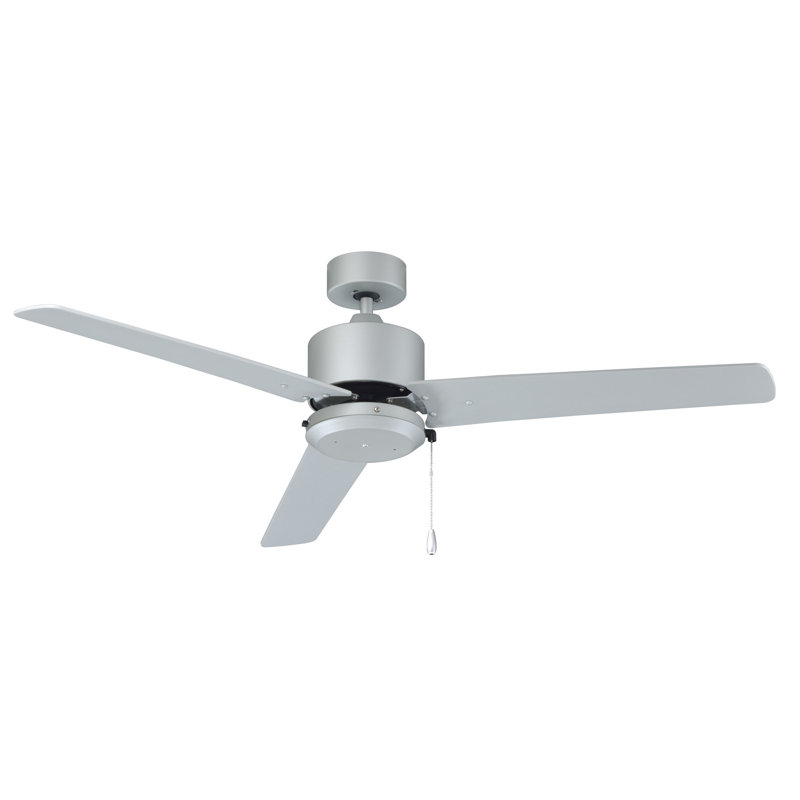 Ventilateur de plafond 3 pales intérieur / extérieur Aldea VII, Gris