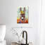 Donkey Floral Crown sur impression sur toile-1259823140