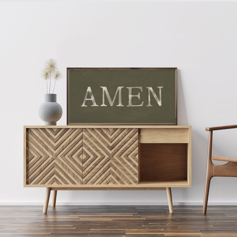 Vert amen, H 12 po x l 24 po