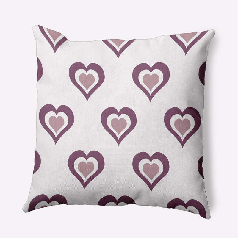 Coussin décoratif Burnin 'Love PHN383PU38, H 16 po x l 16 po, Carré