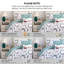 Literie réversible Southshore Fine Linens « Joyeuses Fêtes », 6 pièces, 1 couette, 2 taies d’oreiller king, 2 coussins décoratifs et 1 housse de coussin, format king/california king-1656192441