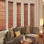 PVC Venetian Window Blind, Moisture-Resistant Wood Effect Finish with Easy Fit Design-440552252-440552237