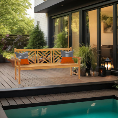 Angela Garden Bench by Rosecliff Heights
