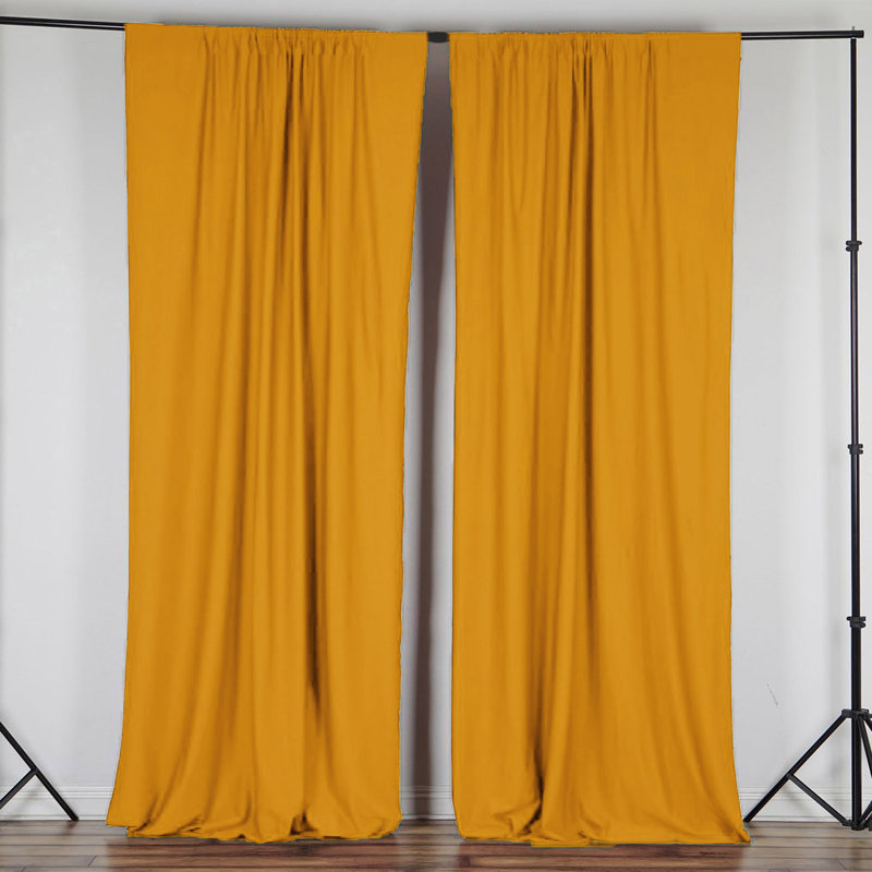 Panneau de rideau simple obscurcissant Antion, 56 po x 84 po, Marigold