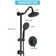 Complete Rainfall Shower System With Rough In-Valve And Slide Bar