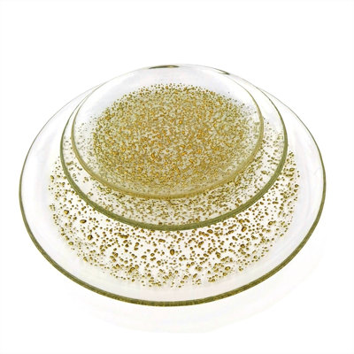 Handmade Glass Dinnerware Set 12 Piece - Service for 4