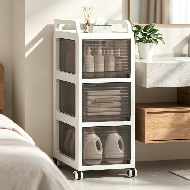 Bathroom Cabinet, 65.9cm H x 21.5cm W x 41cm D