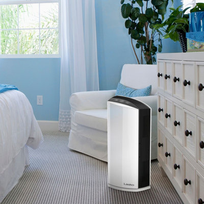 Lasko Tabletop Air Purifier with True HEPA Filter for
